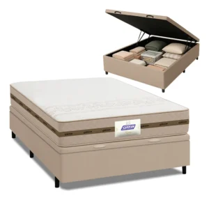 Cama Box Baú Casal Gazin Flora – 21% OFF