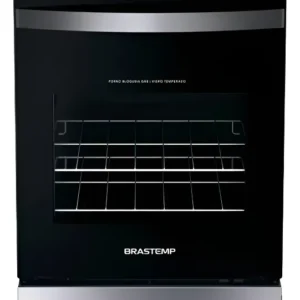 Fogão 4 Bocas Acendimento Elétrico Bfo4nbr Inox Brastemp