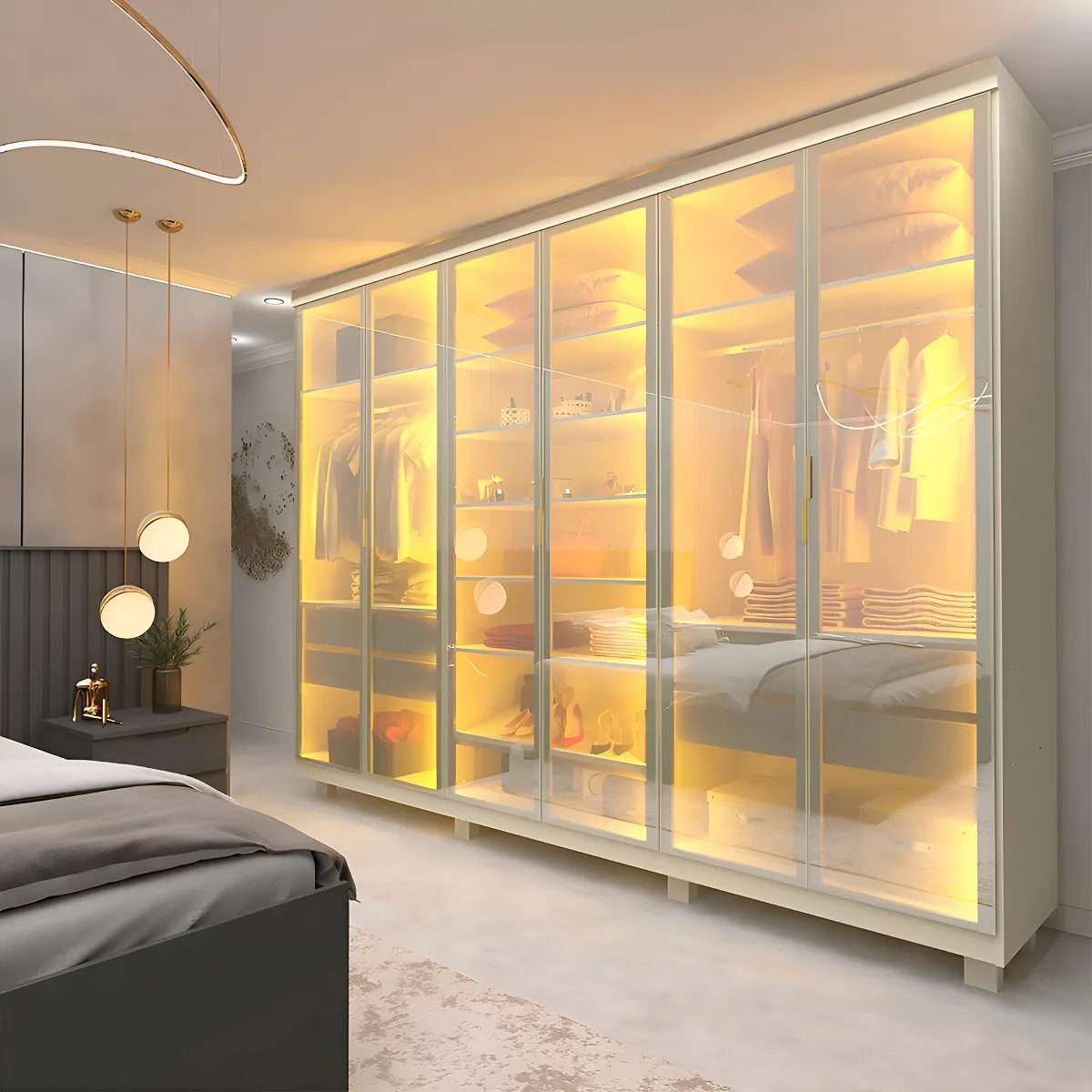 Guarda-roupa Casal 6 Portas, Com 6 Portas Reflecta Com Bh