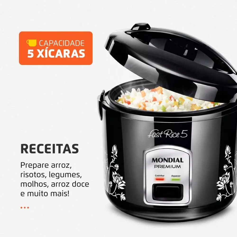 Panela de Arroz Mondial Inox - Imagem 2