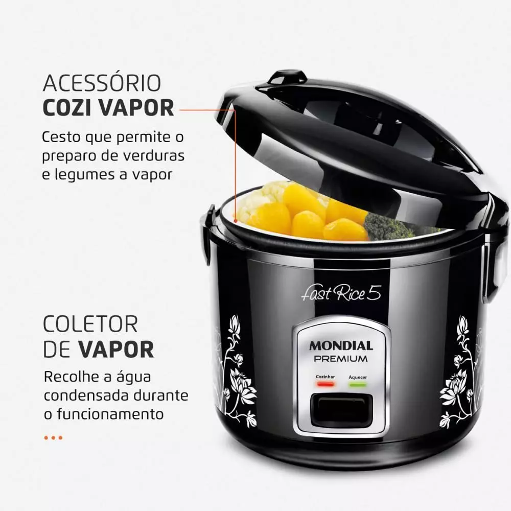 Panela de Arroz Mondial Inox - Imagem 4