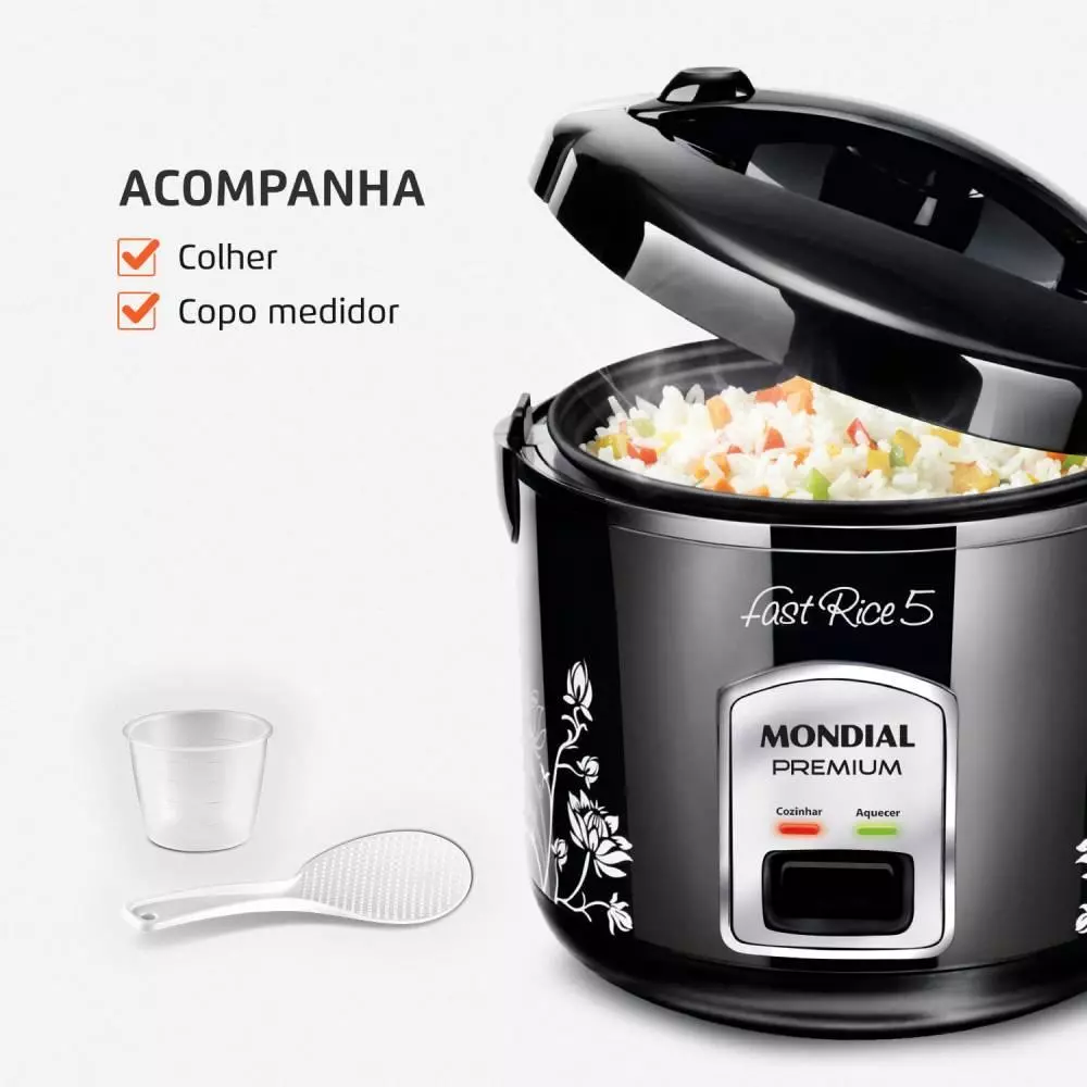 Panela de Arroz Mondial Inox - Imagem 5
