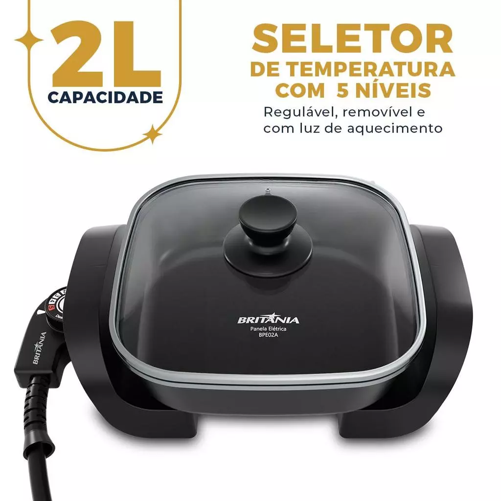 Panela Elétrica Britânia 2L - Imagem 3