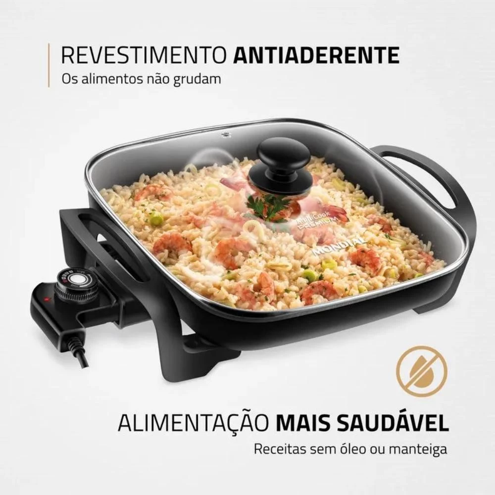 Panela Elétrica Grill Mondial PE-49 - Imagem 2