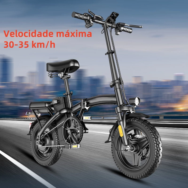 Bicicleta elétrica dobrável para adultos NUDA