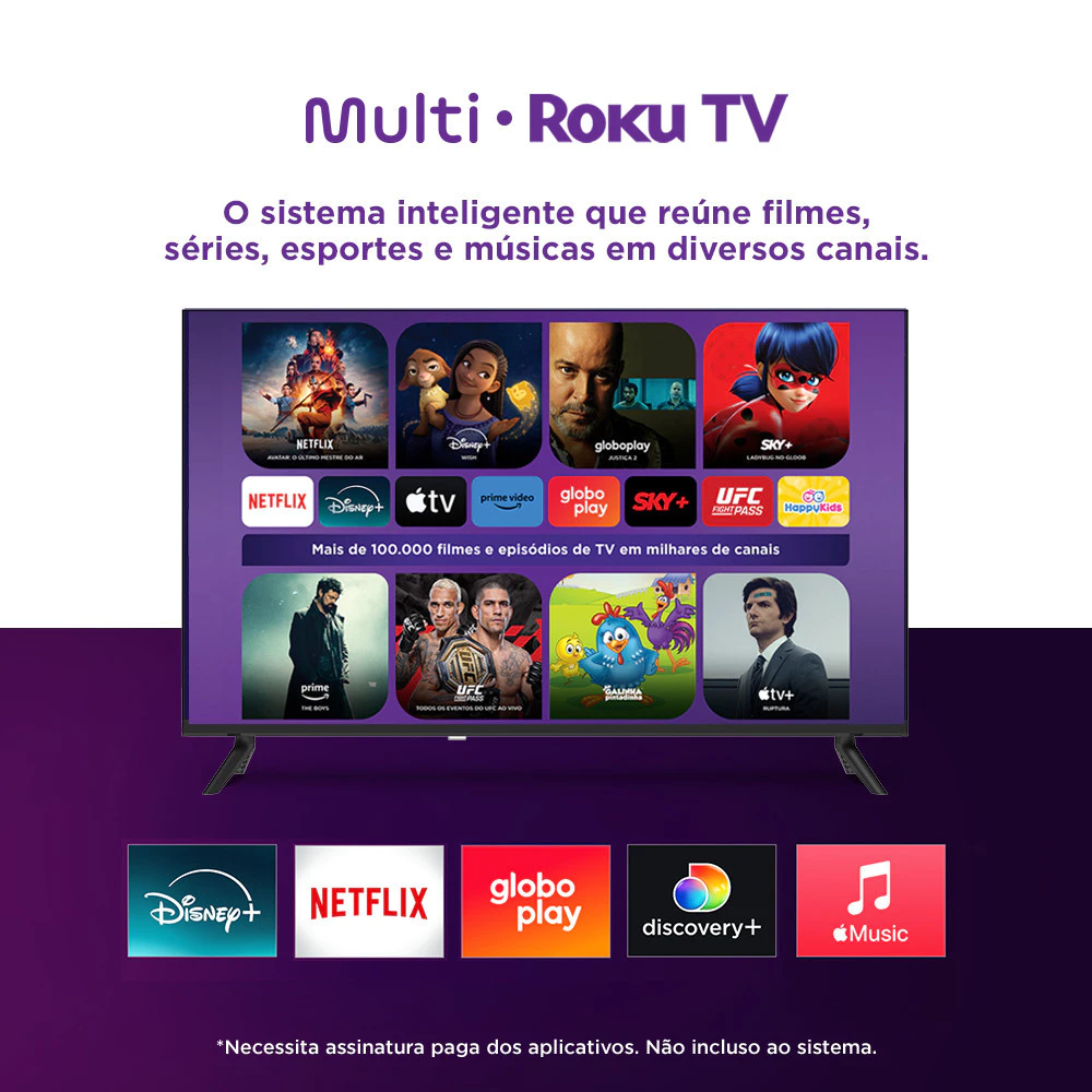 Smart TV DLED 32'' HD Multi Essencial - Imagem 5