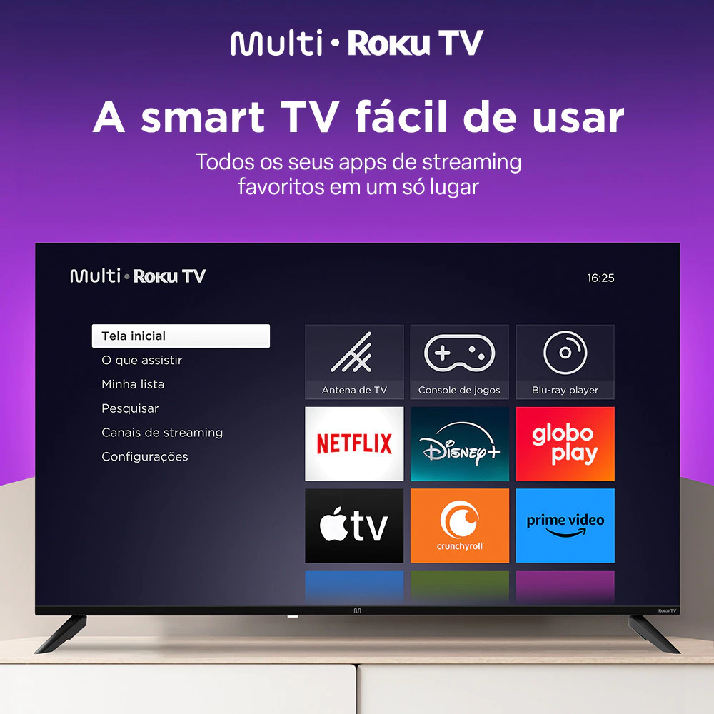 Smart TV 32” Philco LED Roku 