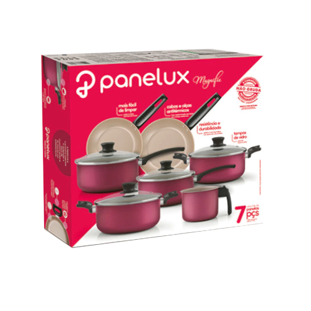 Jogo de Panela Antiaderente PaneLux - Imagem 8
