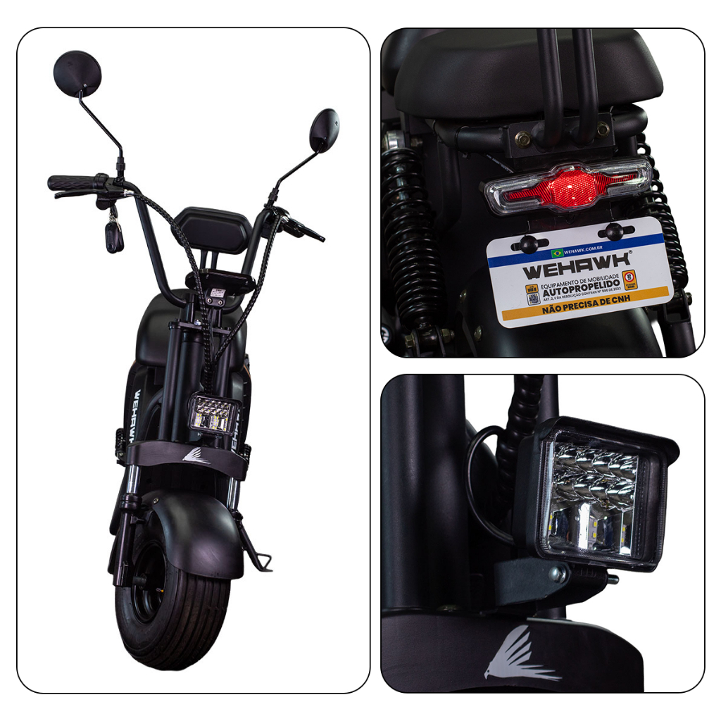 Scooter Elétrica WeHawk X17 Light - Image 2