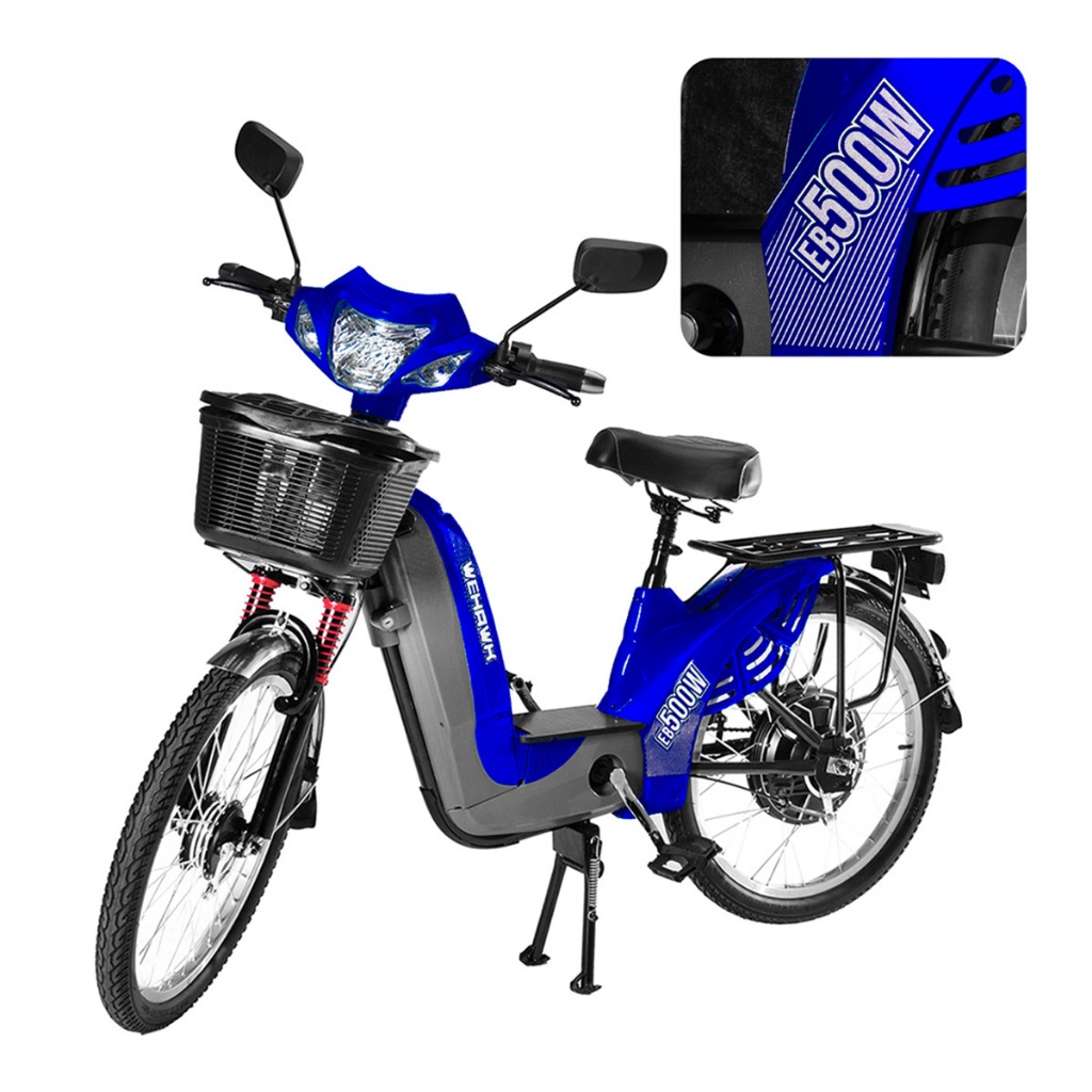 Bicicleta Scooter Elétrica WeHawk EB 500W - Image 4