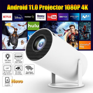 Projetor 4K HD Hy 300 Pro – Experiência Cinemática