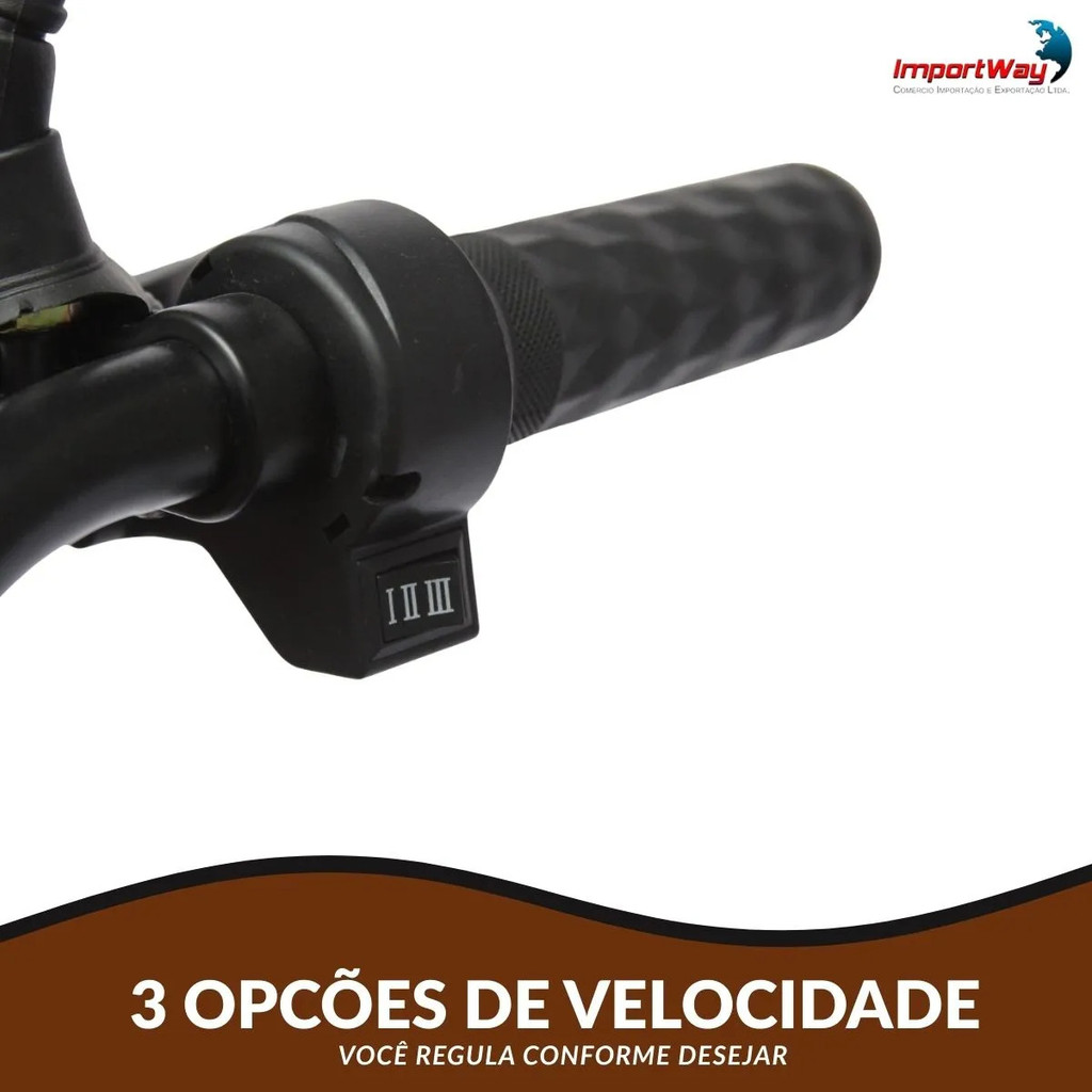 Bicicleta Elétrica 48V Importway - Image 5