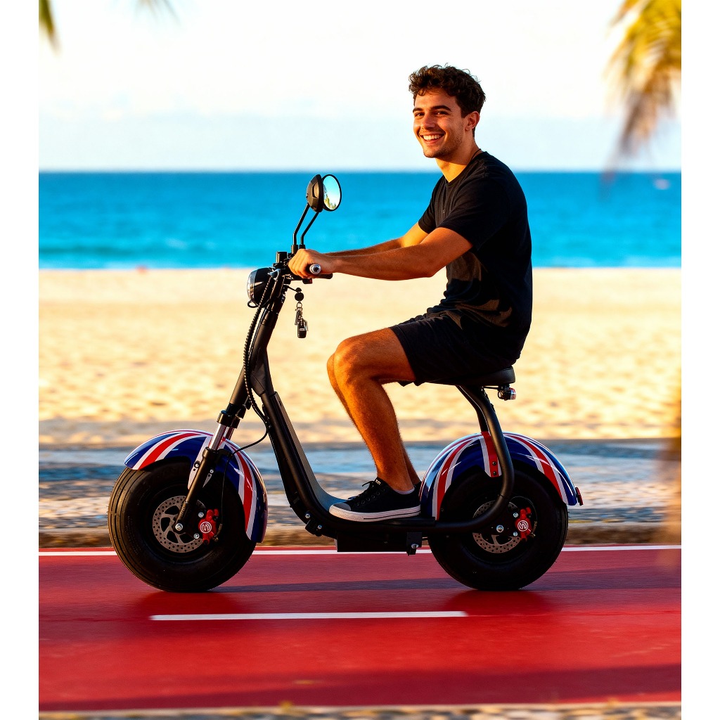 Scooter Elétrica WeHawk x7 1000W - Image 3