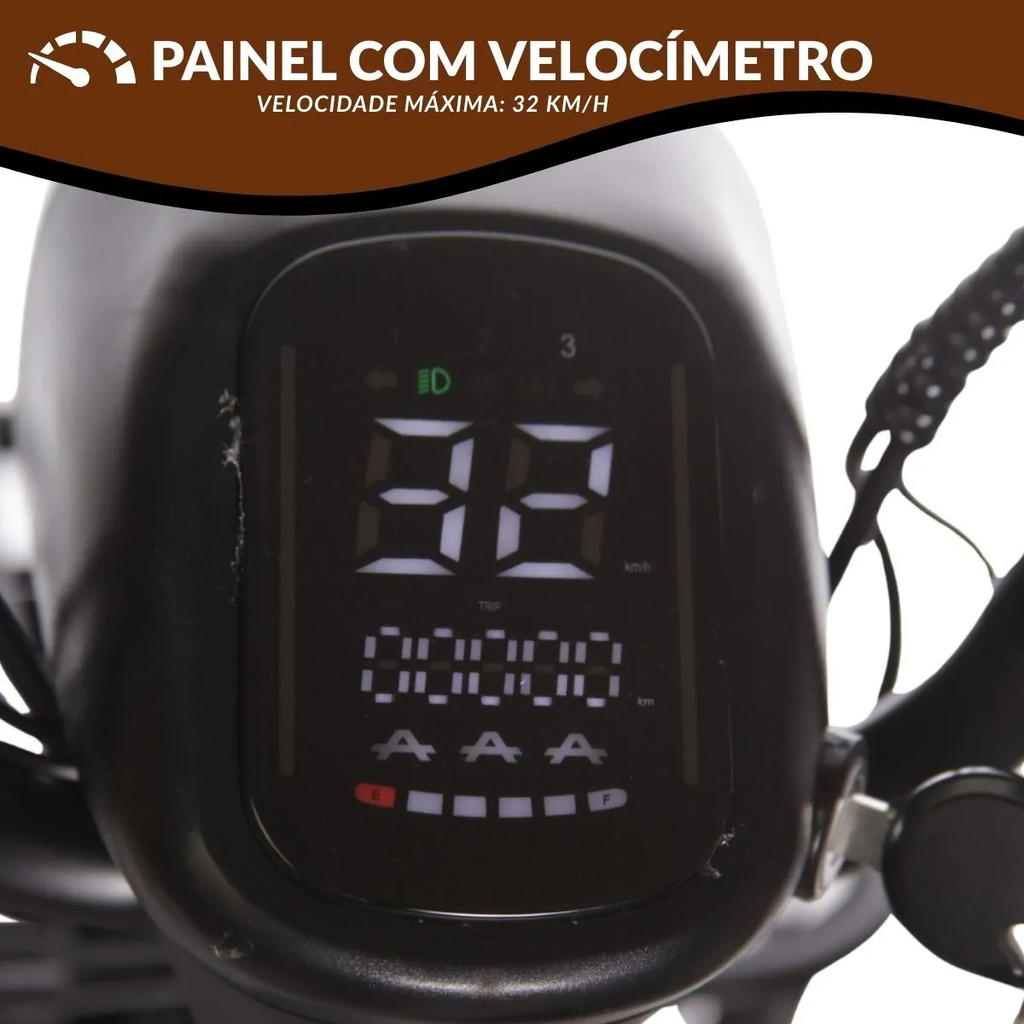 Bicicleta Elétrica 48V Importway - Image 6