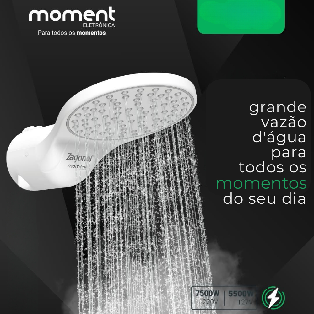 Chuveiro  Ducha Moment Zagonel 4 Temperaturas 