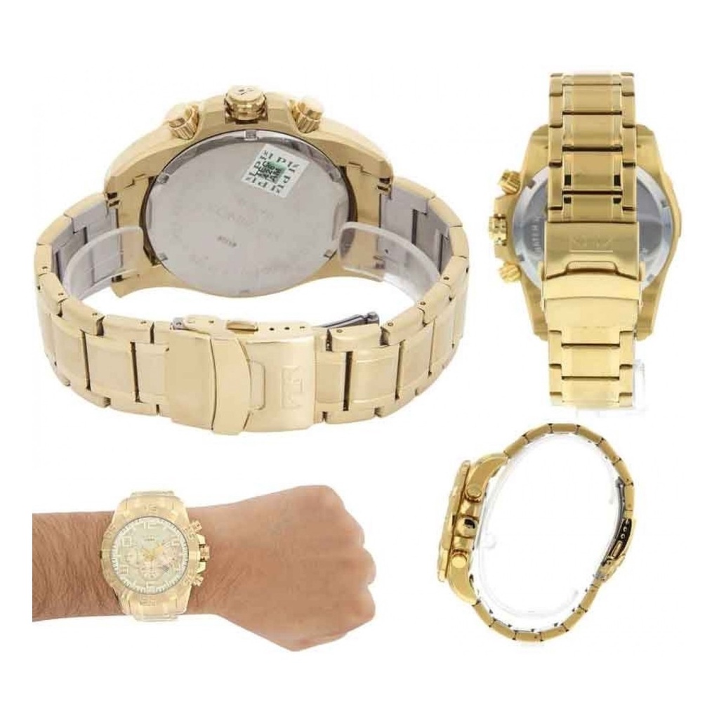 Relógio Technos Dourado Masculino - Image 3
