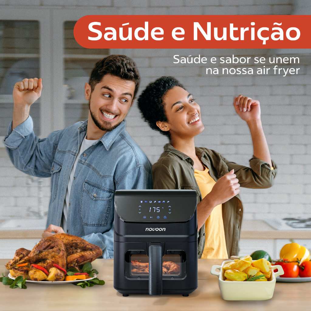 Air Fryer Digital 4.5L – Seu Novo Chefe na Cozinha