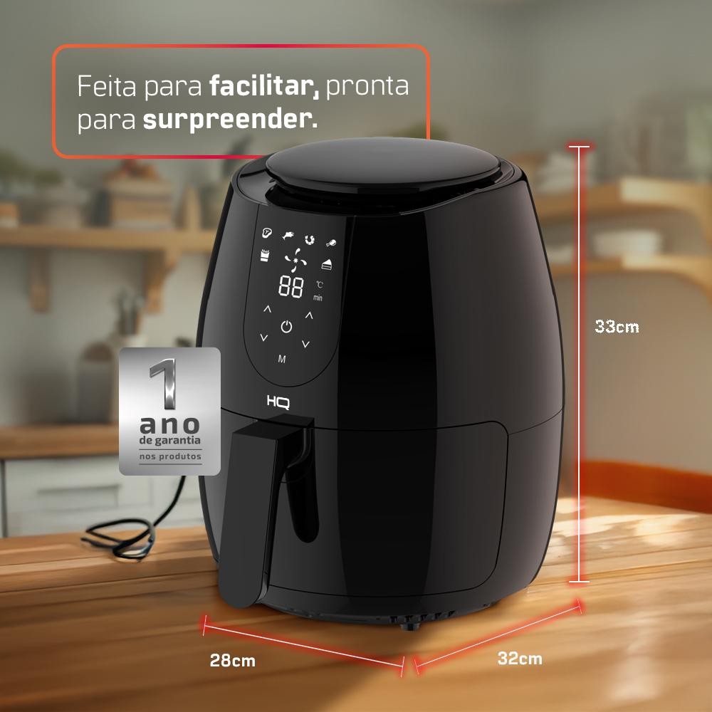 Fritadeira Sem Óleo AirFryer HQ 5L Digital - Image 3