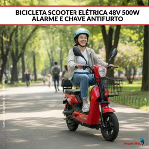 Bicicleta Scooter Elétrica 500w WeHawk WX-03