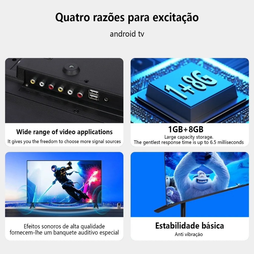 Smart TV 32" LED HD - Android & Hi-Fi - Image 5