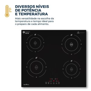 Cooktop 4 Bocas Britânia BCTE40A