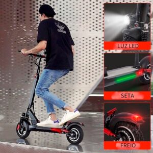 Patinete Elétrico Scooter com Assento 500W