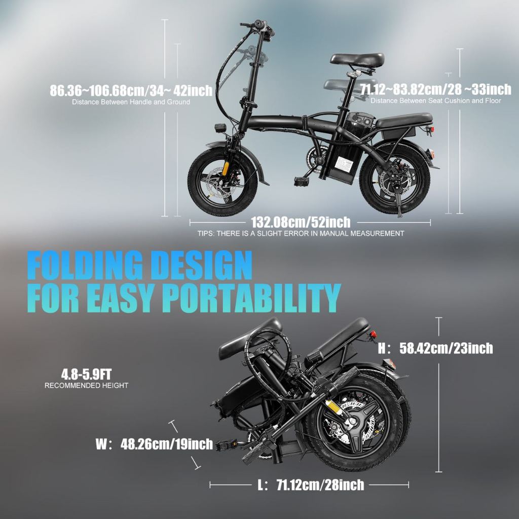 Bicicleta Elétrica dobravel 