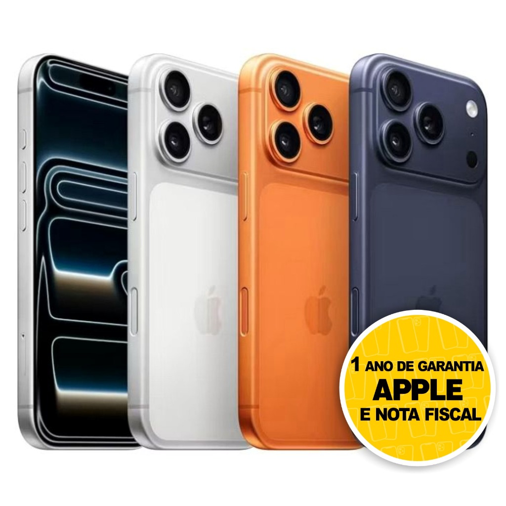 iPhone 17 Pro & Pro Max 256GB – Lacrado e Original!