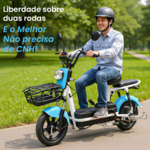 Bicicleta Elétrica 500W: Potência e Conforto