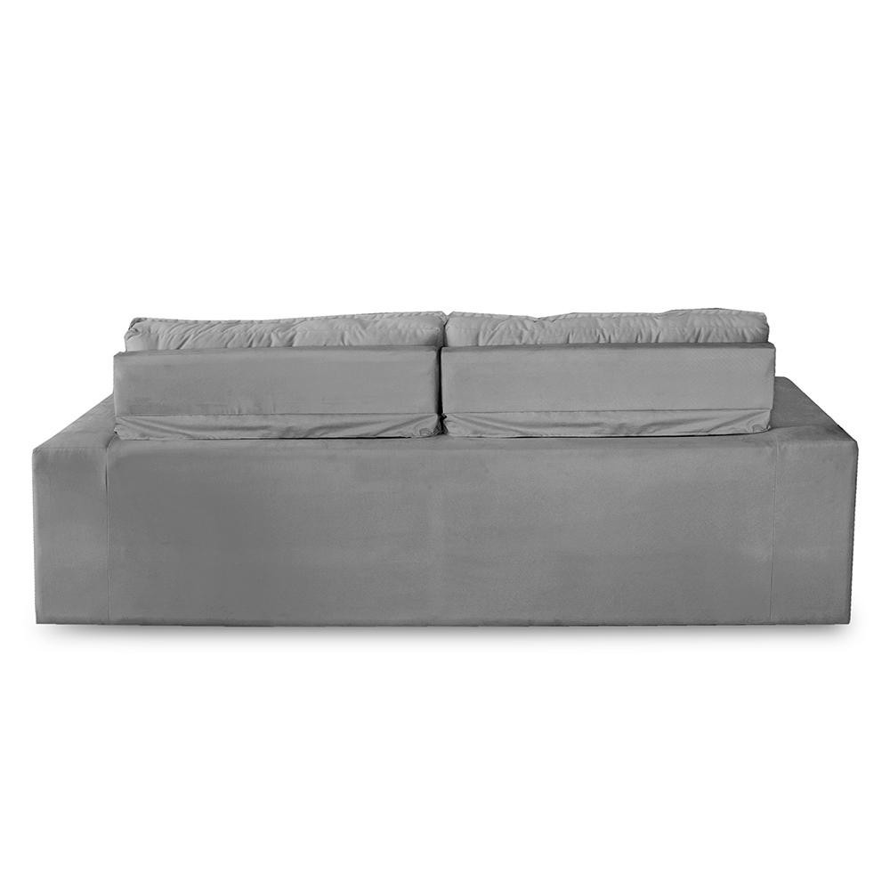 Sofá Retrátil 3 Lugares Vegas Suede - Image 10