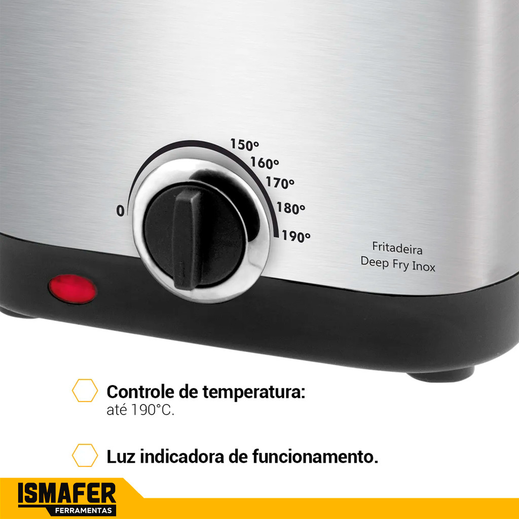 Fritadeira Elétrica Deep Fry Inox Philco - Image 5