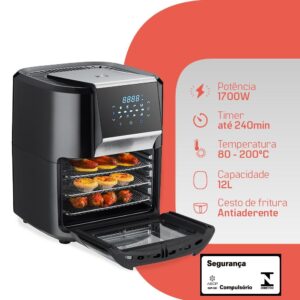 AirFryer Oven HQ 12L - Preto