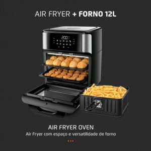 Frigideira Air Fryer 12L Mondial: Sabor Sem Óleo