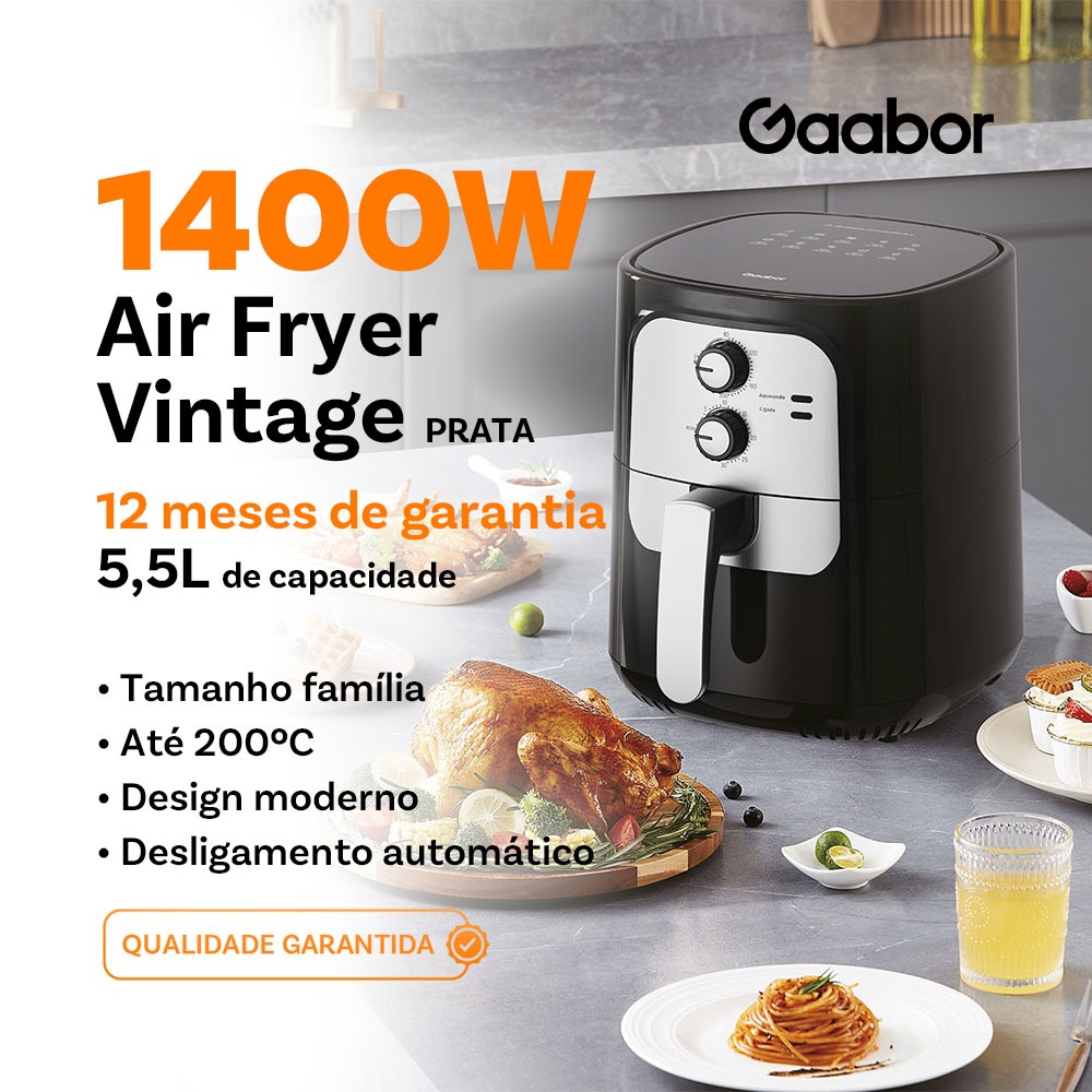 Fritadeira Elétrica Sem Óleo 