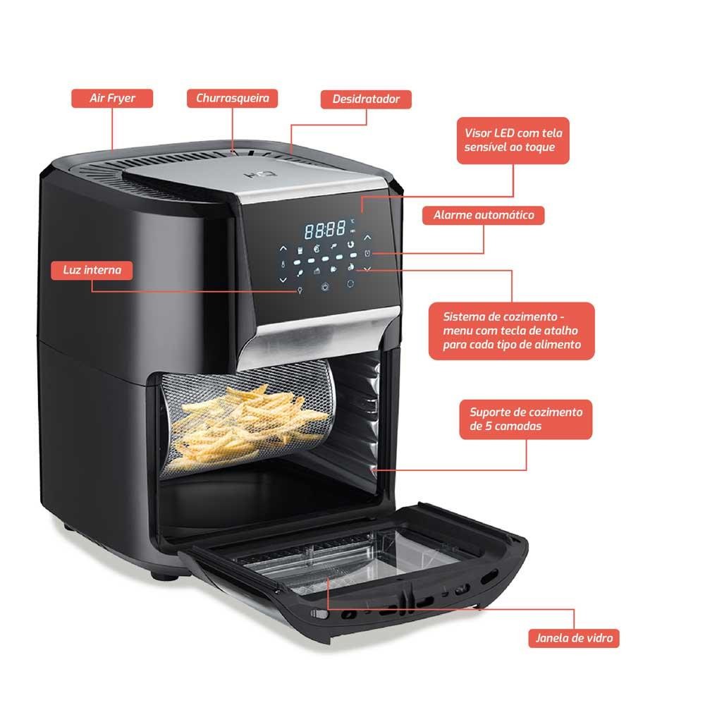 AirFryer Oven HQ 12L - Preto - Image 2