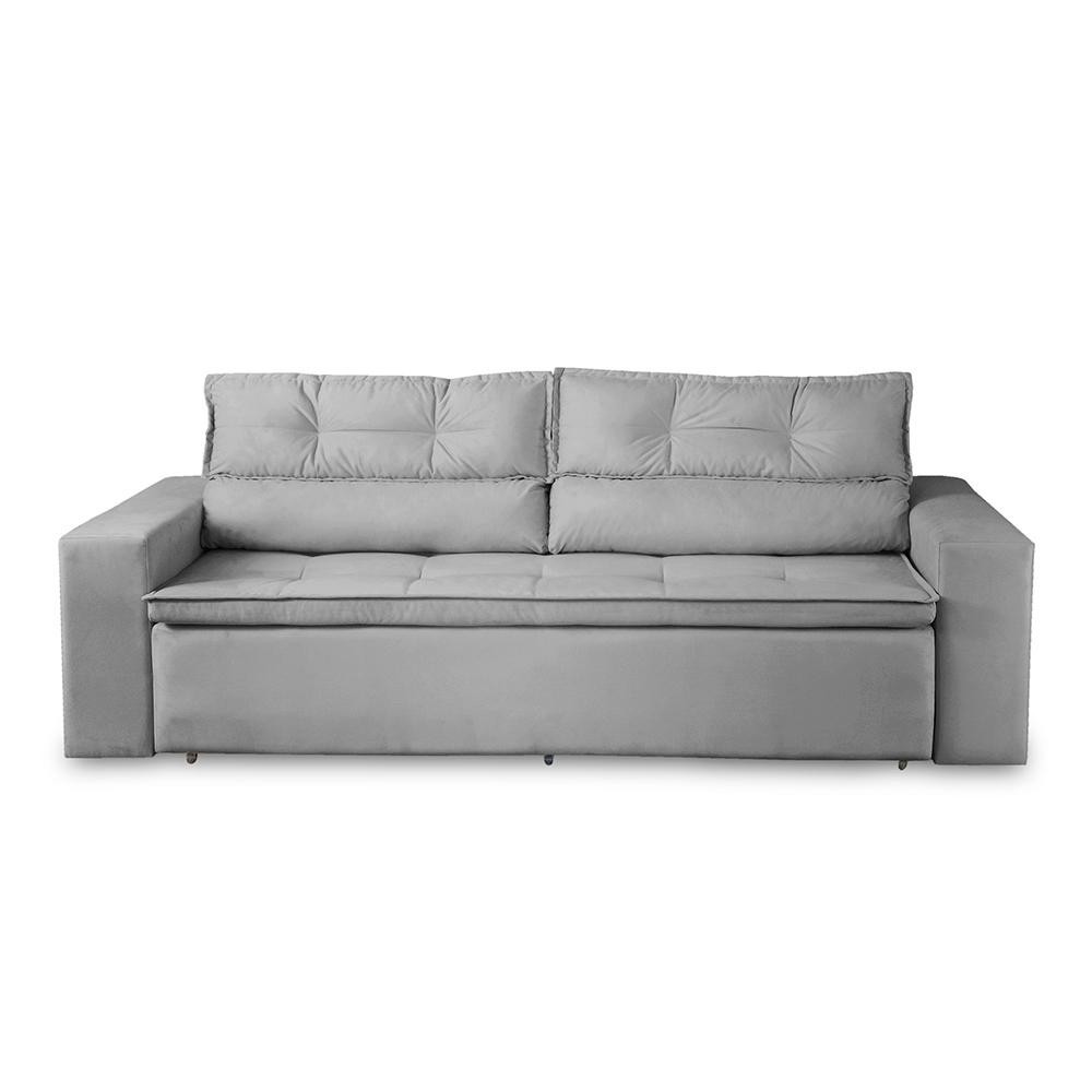 Sofá Retrátil 3 Lugares Vegas Suede - Image 11