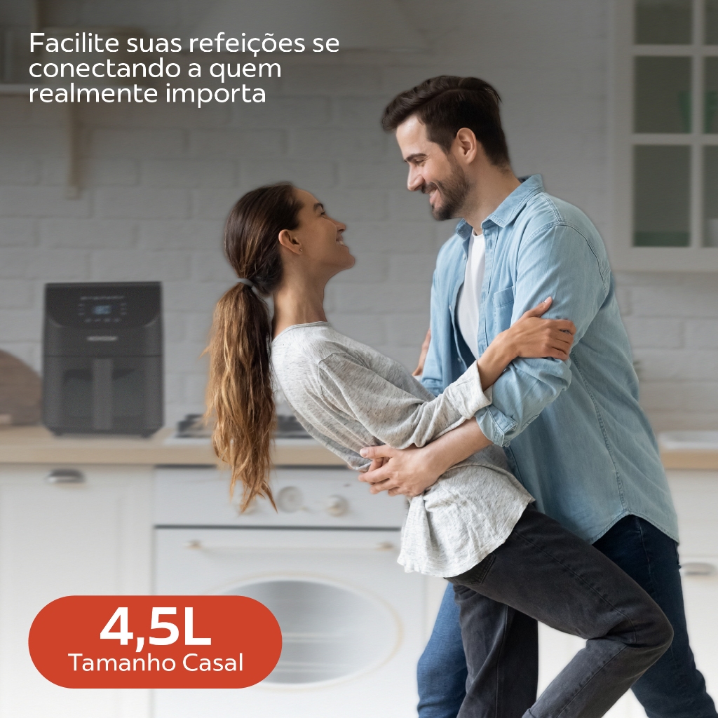 Air Fryer Digital 4.5L – Seu Novo Chefe na Cozinha - Image 7