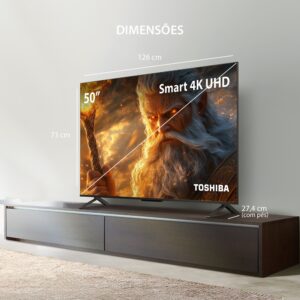 Smart TV QLED 50" 4K Toshiba - Google TV
