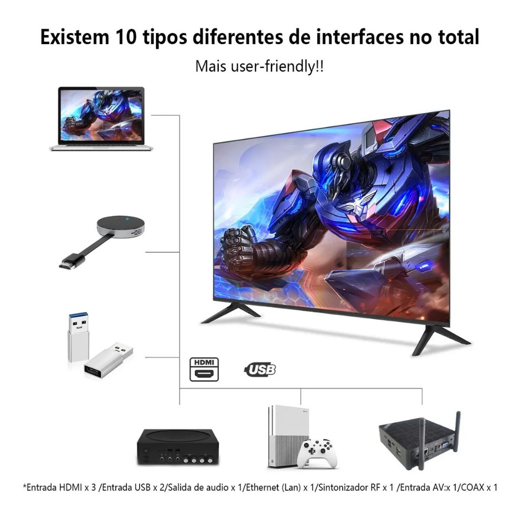 Smart TV 32" LED HD - Android & Hi-Fi - Image 4