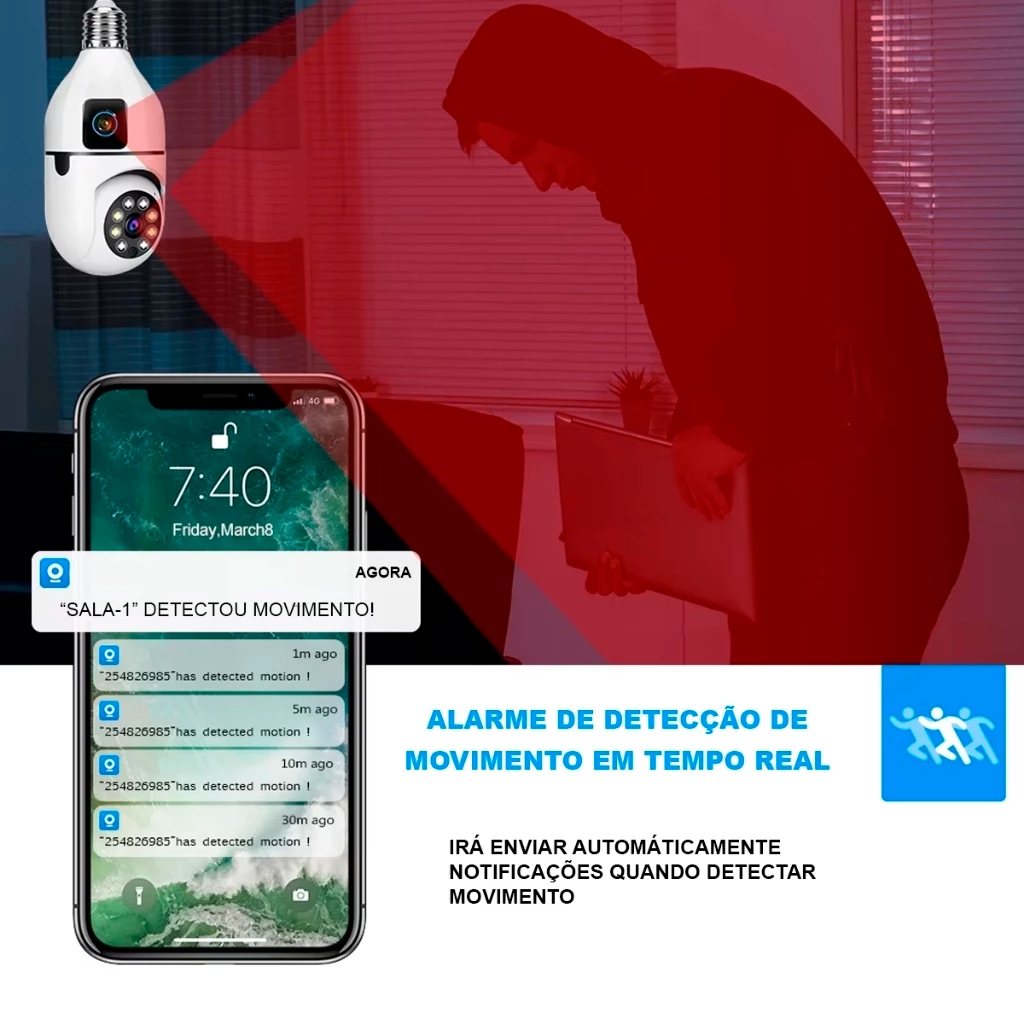 Câmera de Segurança Wi-Fi Yoosee 360º - Image 10