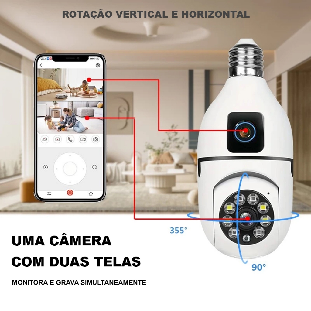 Câmera de Segurança Wi-Fi Yoosee 360º - Image 11