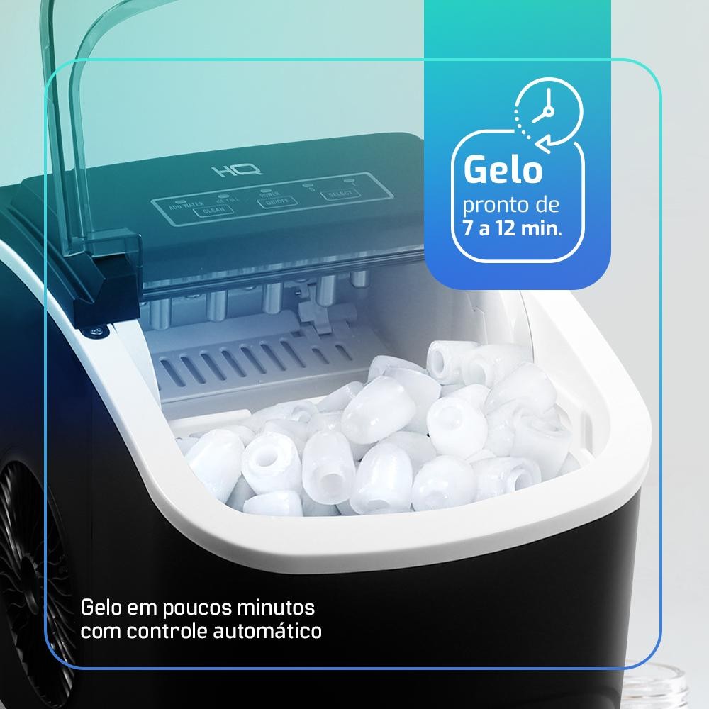 Máquina de Gelo HQ 12 Kg Turbo Ice Premium - Image 4