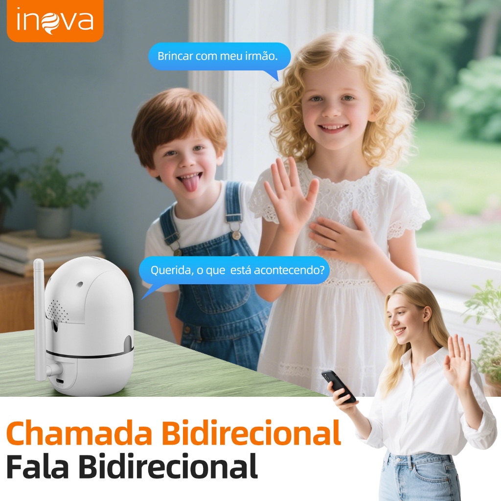 Inova WiFi Babá Eletrônica 360° - Image 7
