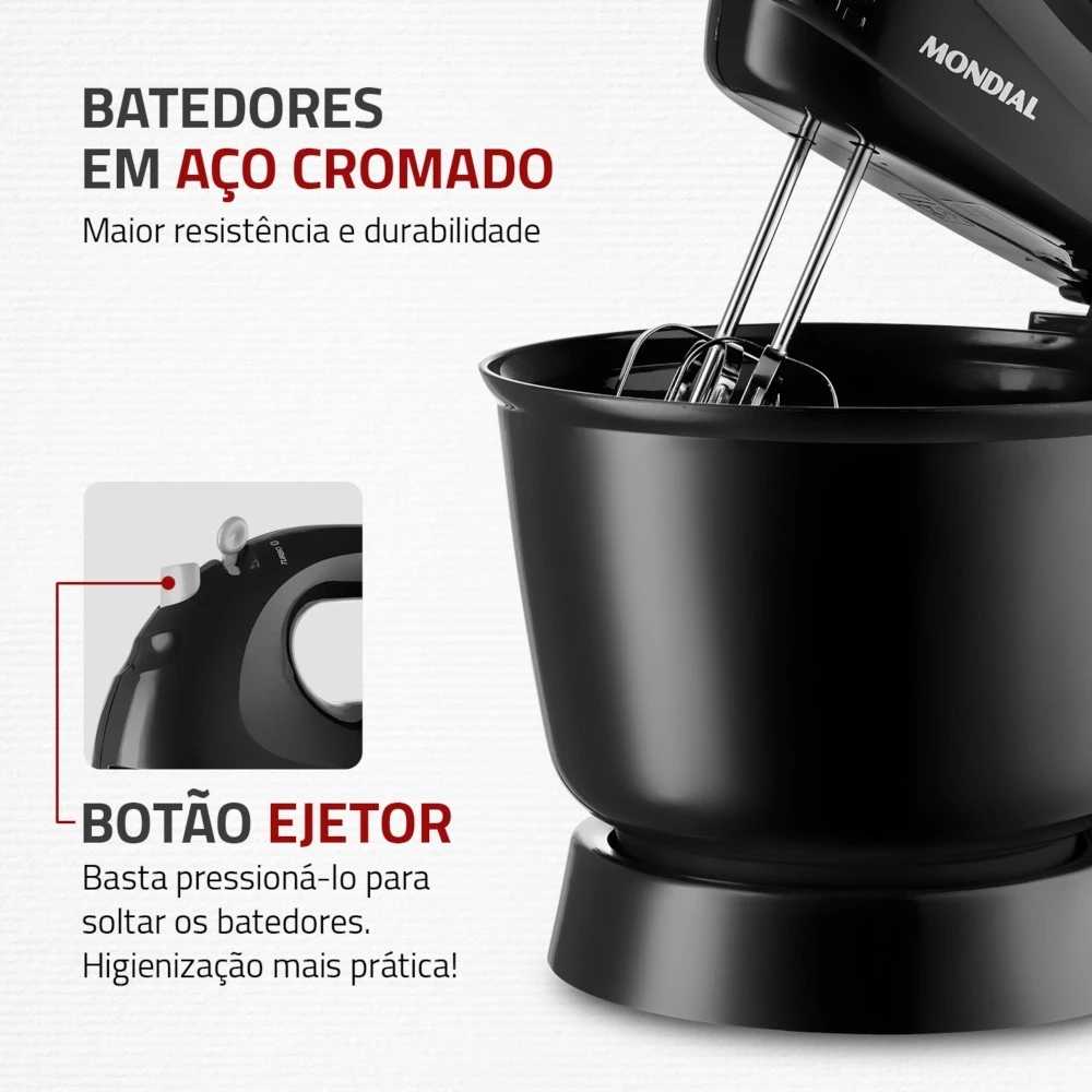 Batedeira Mondial B-44-B - Praticidade com Estilo - Image 3