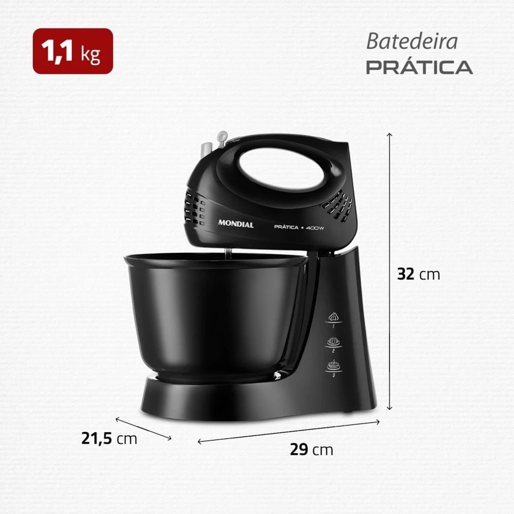 Batedeira Mondial B-44-B - Praticidade com Estilo - Image 5