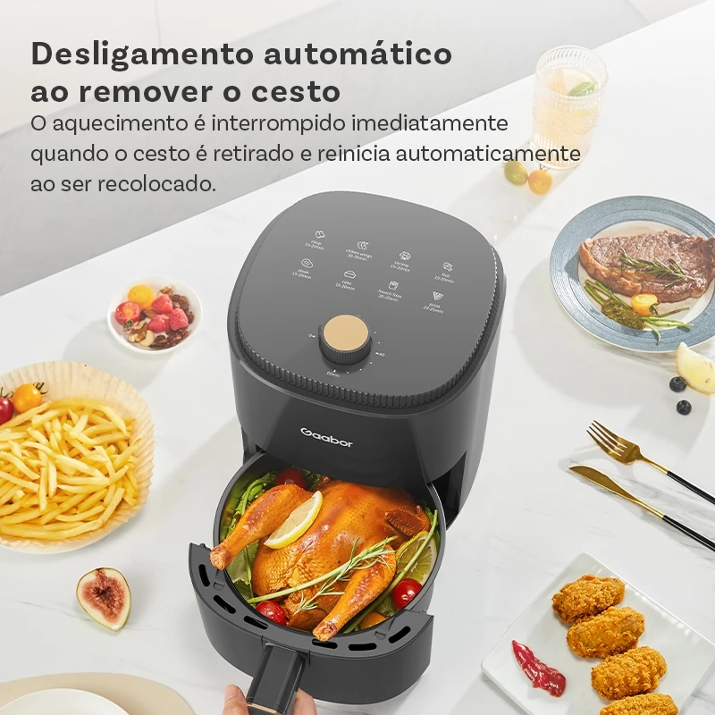 Gaabor 2.8L Air Fryer - Cozinha Fácil e Saudável - Image 7