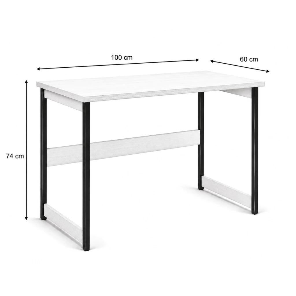 Mesa Escrivaninha Industrial 100x60x74 cm - Image 2