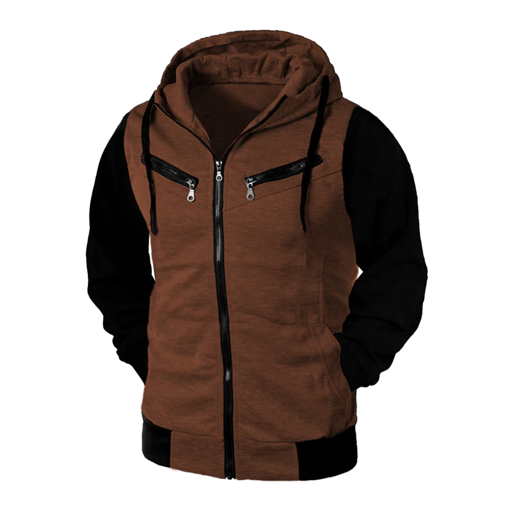 Blusa de Frio Casaco com Zíper e Capuz - Image 5