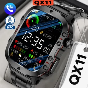 Smart Watch QX11: Estilo e Funcionalidade Três em Um