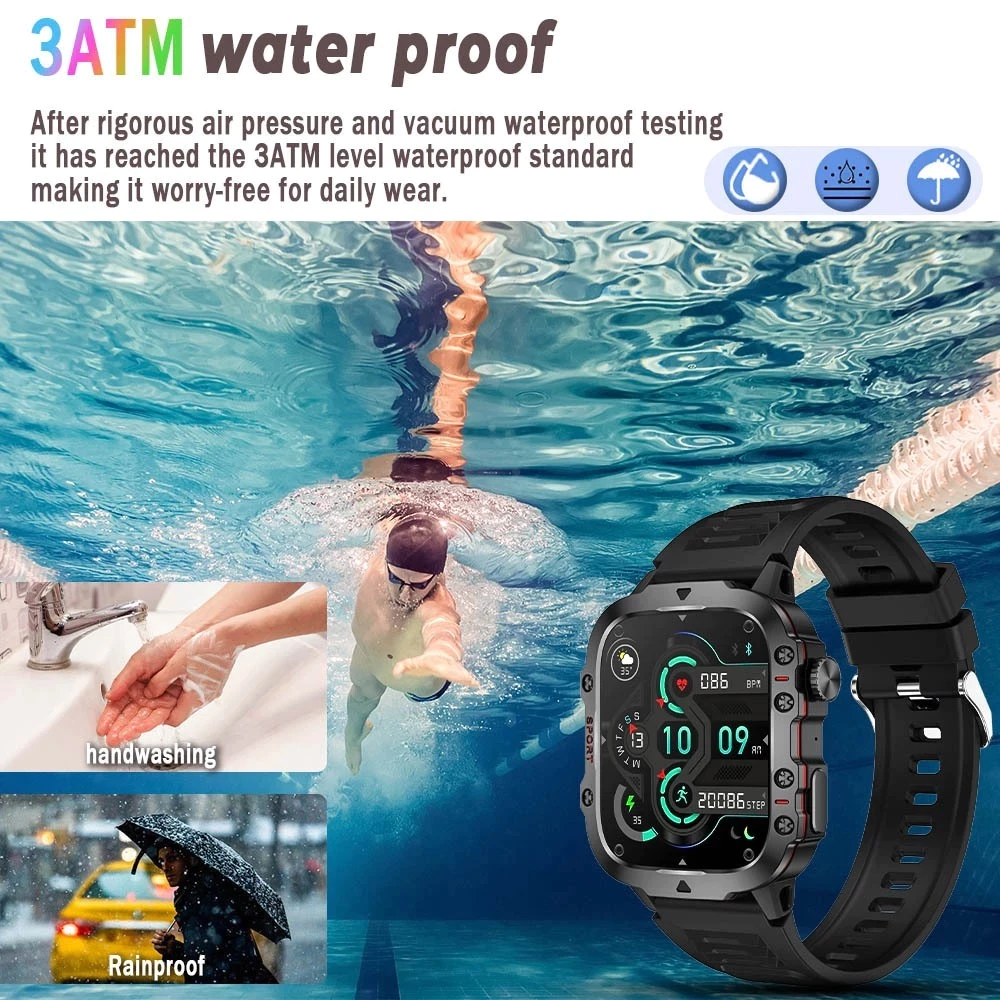 Smart Watch QX11: Estilo e Funcionalidade Três em Um - Image 4